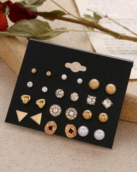 Combo set of 12 Stud Earrings