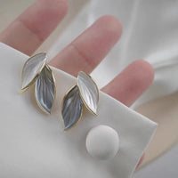 Leaf Stud Earrings For Girls and Women