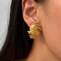 Anti-Tarnish Fireworks Stud Earring