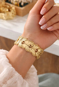 Anti-Tarnish Gold Butterfly Bracelet