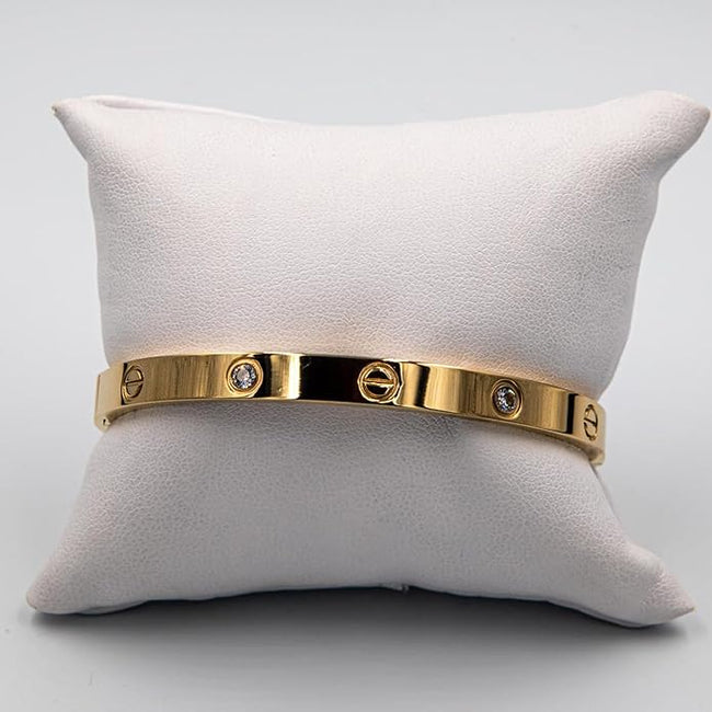 Anti-tarnish Stainless Steel 18k Gold-Plated Cartier-Inspired Love Bracelet