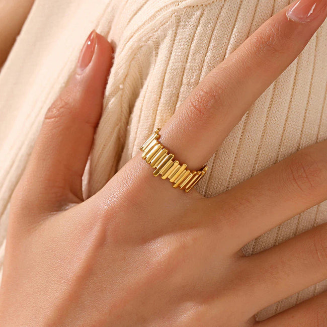 Aura Stacks Ring