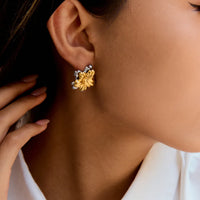 Aurea Bloom – Dual-Tone Studs
