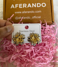 Aurea Bloom – Dual-Tone Studs