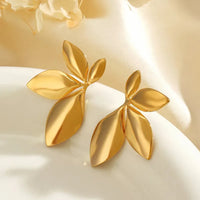 BloomPetal Floral Stud Earrings