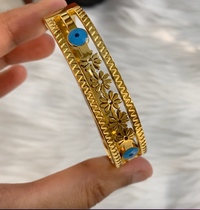 Blue Evil Eye Stainless Steel Bracelet