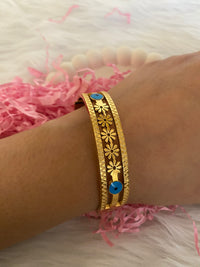 Blue Evil Eye Stainless Steel Bracelet