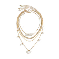 Combo Set Of Four Gold Plated Necklaces For Women