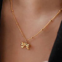 Elaria Anti-Tarnish Butterfly Pendant Necklace