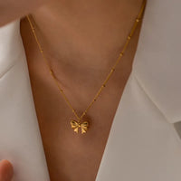 Elaria Anti-Tarnish Butterfly Pendant Necklace