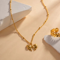 Elaria Anti-Tarnish Butterfly Pendant Necklace