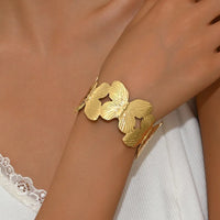 Gold Plated Butterfly Bracelet For Women