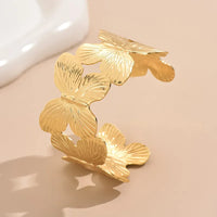 Gold Plated Butterfly Bracelet For Women