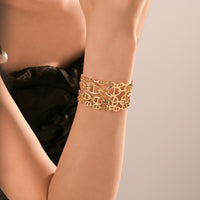 Gold Plated Elegant Simple Style Streetwear Geometric Bracelet