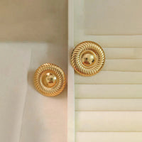Golden Solaris Studs