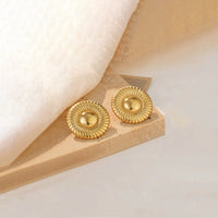 Golden Solaris Studs