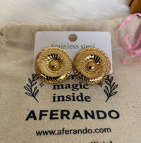 Golden Solaris Studs