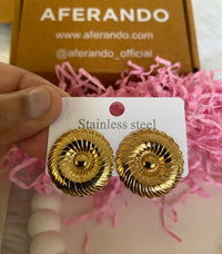 Golden Solaris Studs