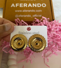 Golden Solaris Studs