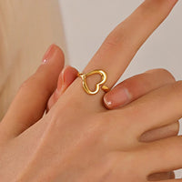 Liora Heart Adjustable Ring