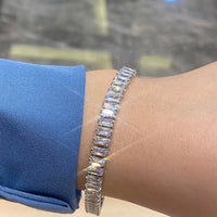 Luminous Zirconia Diamond Tennis Bracelet