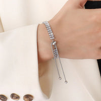 Luminous Zirconia Diamond Tennis Bracelet