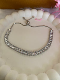 Luminous Zirconia Diamond Tennis Bracelet