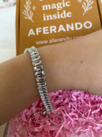 Luminous Zirconia Diamond Tennis Bracelet