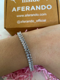 Luminous Zirconia Diamond Tennis Bracelet