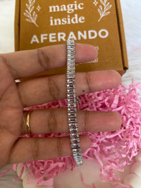 Luminous Zirconia Diamond Tennis Bracelet