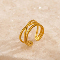 Nira Crossover Finger Ring