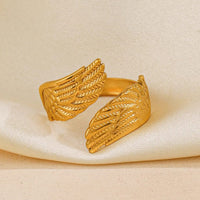 Seraphina Anti-Tarnish Wings Finger Ring