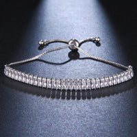 Luminous Zirconia Diamond Tennis Bracelet