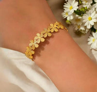 The Golden Meadow Petal Bracelet
