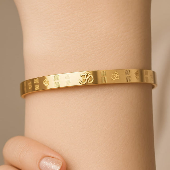 The Sacred Om Aura Bangle