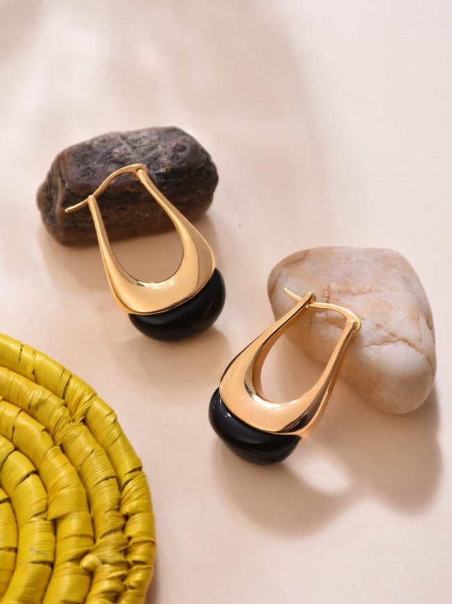 U shaped Hoop Earring