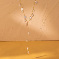 Unique Style Geometric Pearl Gold Plated Women's Necklace