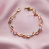 Viral Anti-Tarnish Tulip Bracelet (Pink, Purple & White)
