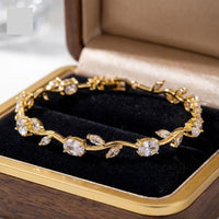 Viral Anti-Tarnish White Tulip Bracelet