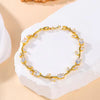 Viral Anti-Tarnish White Tulip Bracelet