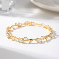 Viral Anti-Tarnish White Tulip Bracelet