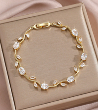 Viral Anti-Tarnish White Tulip Bracelet