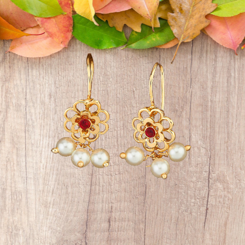 Gold Color Small Earring For Women