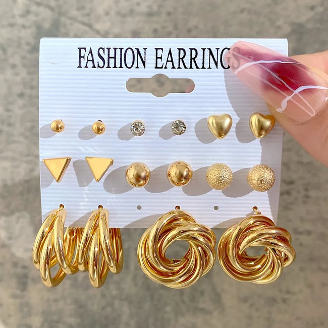 Set of 10 Pairs Stud Earrings / 10 Pair Studs Set / Layered Earrings /  Multi Design Earring Sets / Assorted Earrings Set / Mix & Match Stud - Etsy  | Stud earrings, Stud set, Mini studs