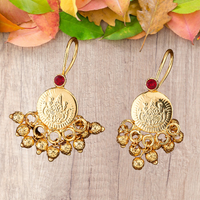 Gold Plated Drop Earring