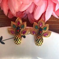 Antique Peacock Earring