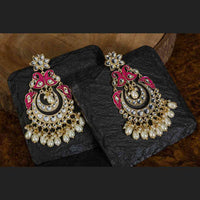 Hand Crafted Meenakari Peacock Chandbali Rani
