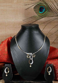 American Diamond Necklace Set  For Women