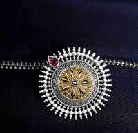 Two Tone Plated Statement Ring