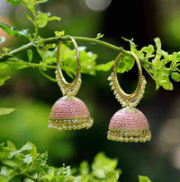 Peach Color Hoop earring